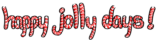 happy jolly days!